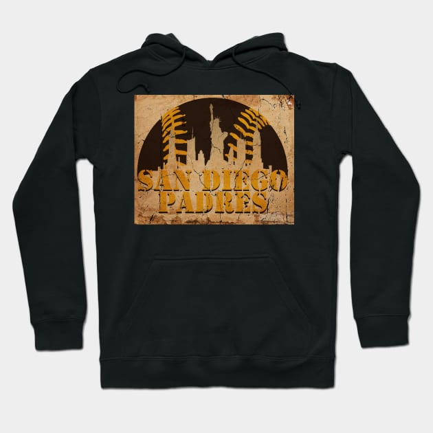 SAN DIEGO PADRES-vintage Hoodie by OFFblack